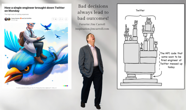 Bad decisions always lead to bad outcomes!