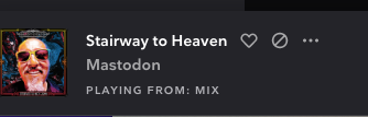 "Stairway to Heaven" by Mastodon.