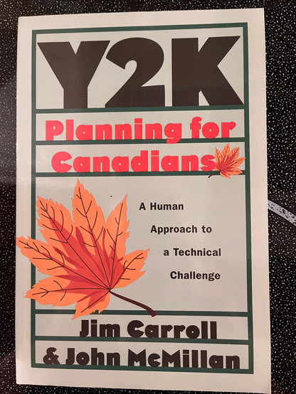 The cover of Jim Carroll's Y2k book