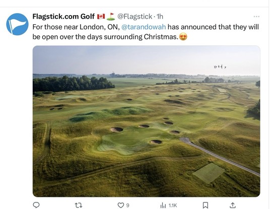 Taradowah golf course open, green fees $45