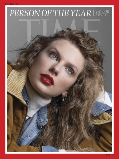 Taylor Swift named Time Magazine's Person of the Year.
