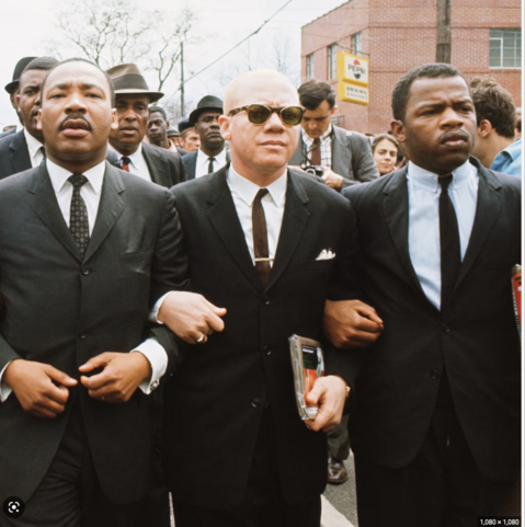 Martin Luther King and John Lewis