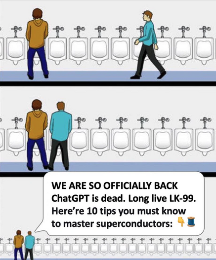 A cartoon about how quickly everyone has become a semiconductor expert.