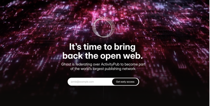 It’s time to bring back the open web.
Ghost is federating over ActivityPub to become part of the world’s largest publishing network.