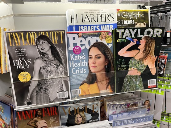 Magazine covers featuring Taylor Swift