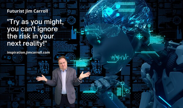 "Try as you might, you can't ignore the risk in your reality!"